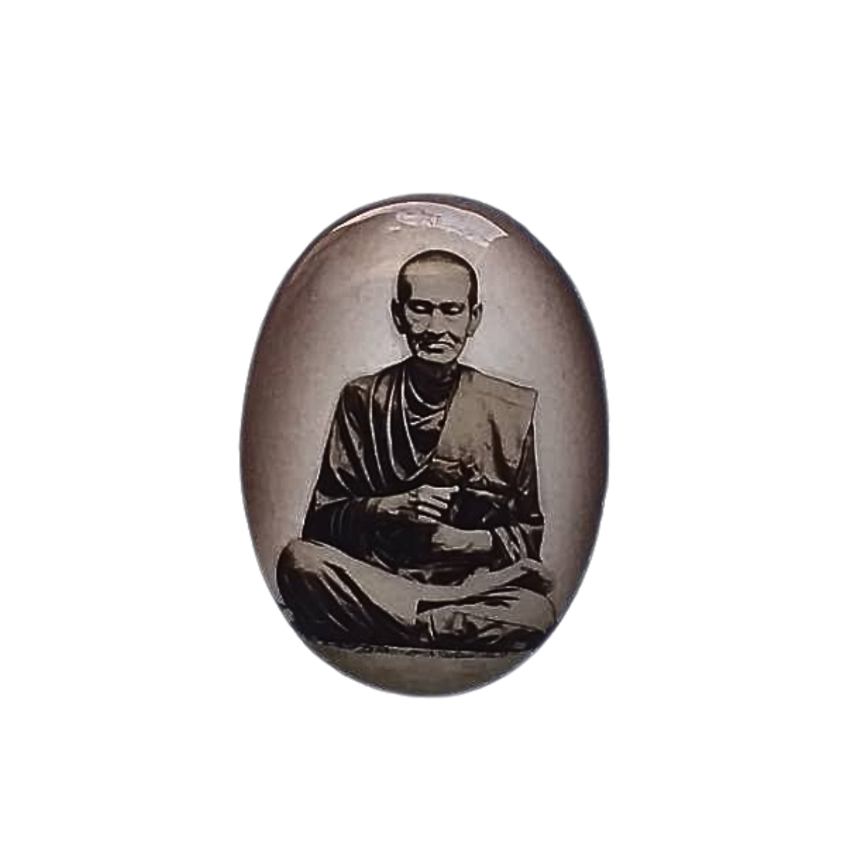 ล็อกเก็ตภาพเหมือนสมเด็จพระพุฒาจารย์โตพรหมรังสีอดีตเจ้าอาวาสวัดระฆังโฆสิตารามวรมหาวิหาร