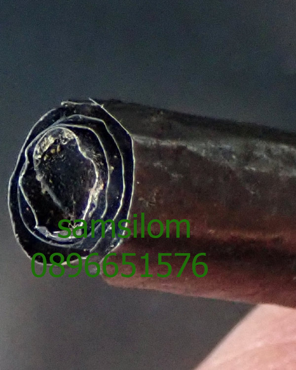 หลวงพ่อรุ่ง วัดท่ากระบือ ตะกรุดโทน เนื้อเงิน ยาว 2.5นิ้ว หายาก