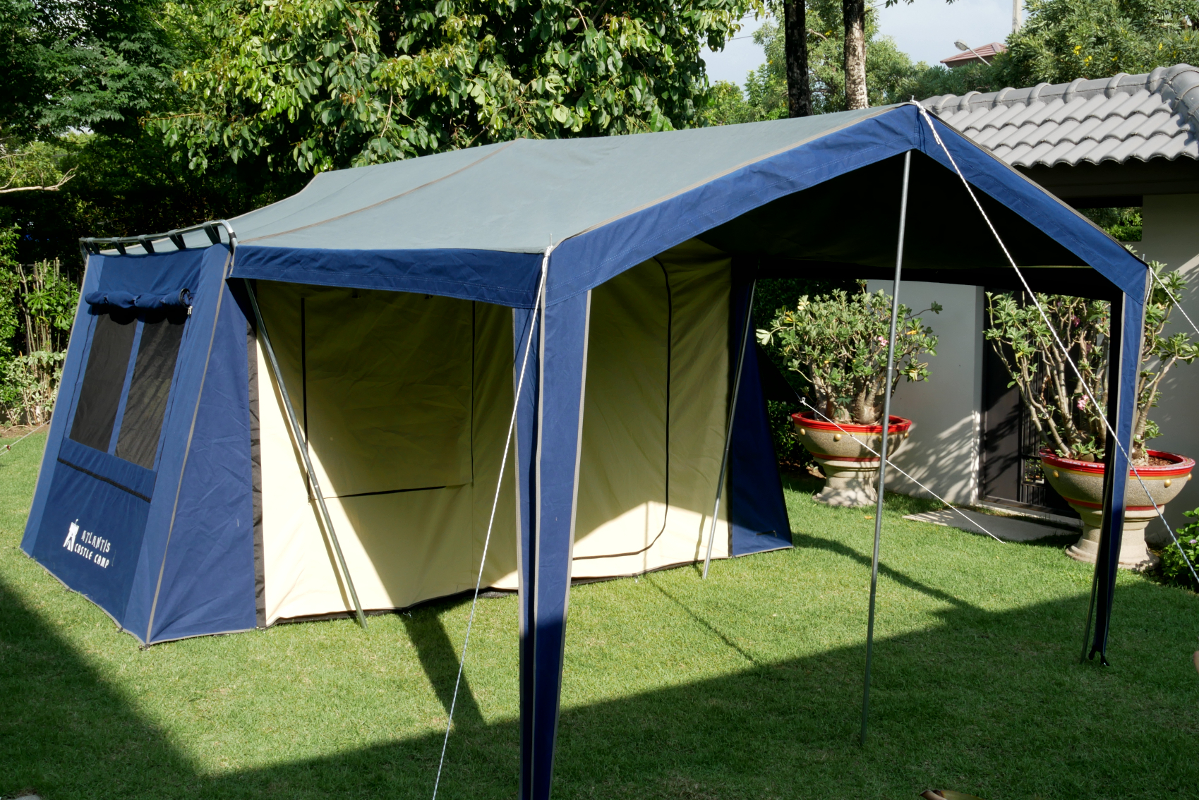 CASTLE CAMP ATLANTIS CANVAS Cabin Tent with Terrace