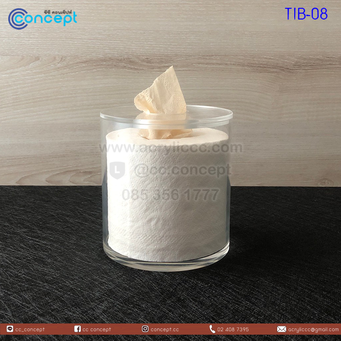 กล่องทิชชู่อะคริลิค (TIB-08)