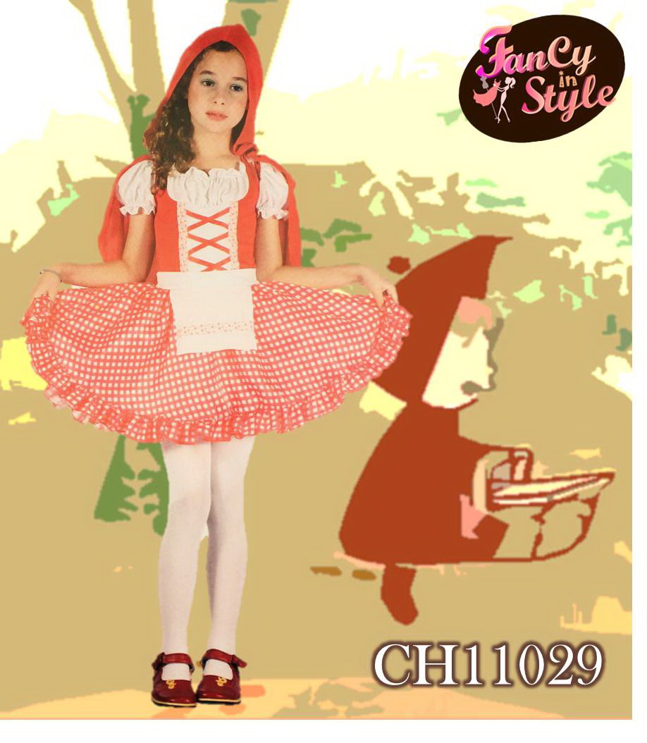 Red Riding Hood for girl fancy dress/ชุดหนูน้อยหมวกแดงสำหรับคุณหนู