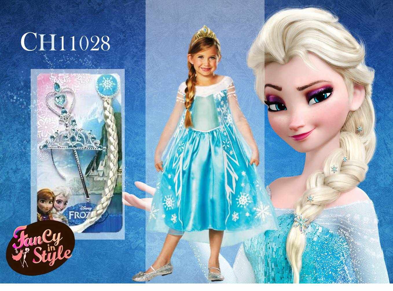 Elsa Princess Fancy Dress/ชุดแฟนซีเจ้าหญิงเอลซ่า