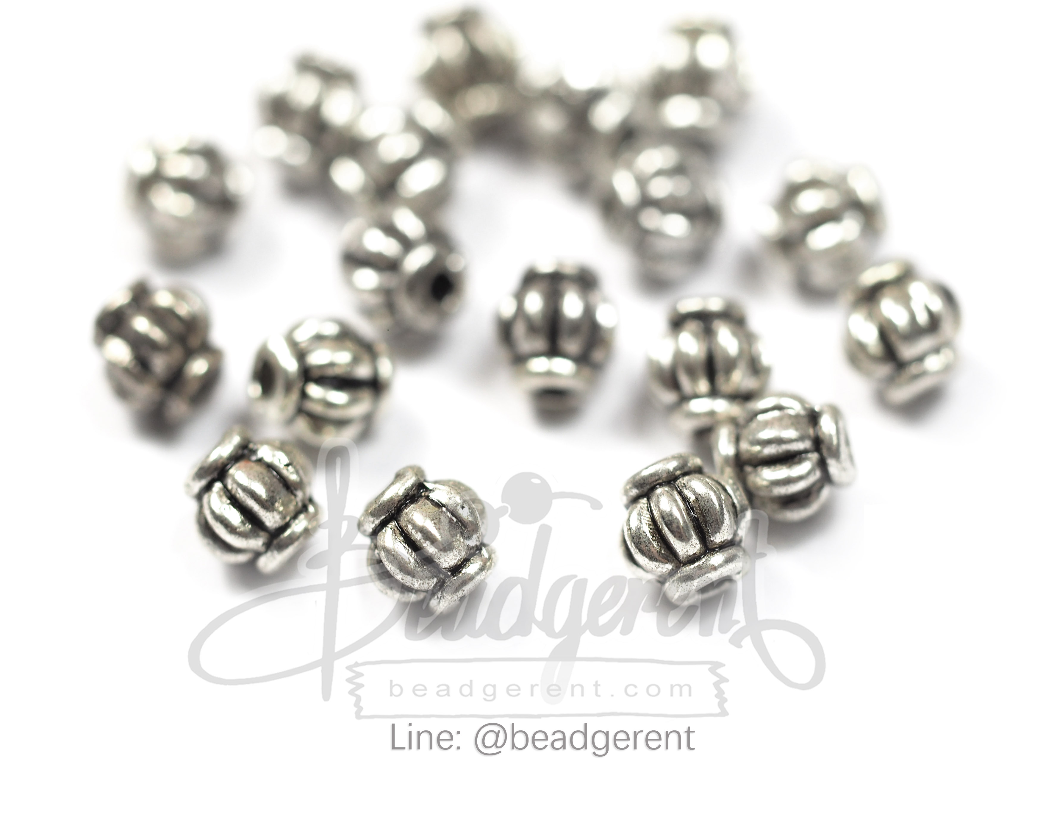 ลูกปัดโรเดียม 119 ขนาด 4มม. (1 ชิ้น) SKU-03290