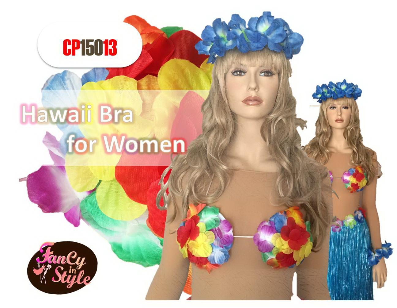 Hawaii Bra Costume for women/บราดอกไม้หลากสีสไตล์ฮาวาย