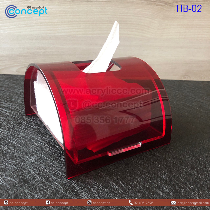 กล่องทิชชู่อะคริลิค (TIB-02)