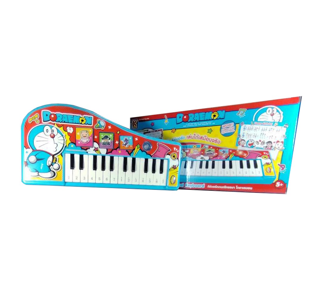 คีย์บอร์ดดนตรีหรรษาโดราเอมอน Musical Keyboard Doraemon พร้อมส่ง