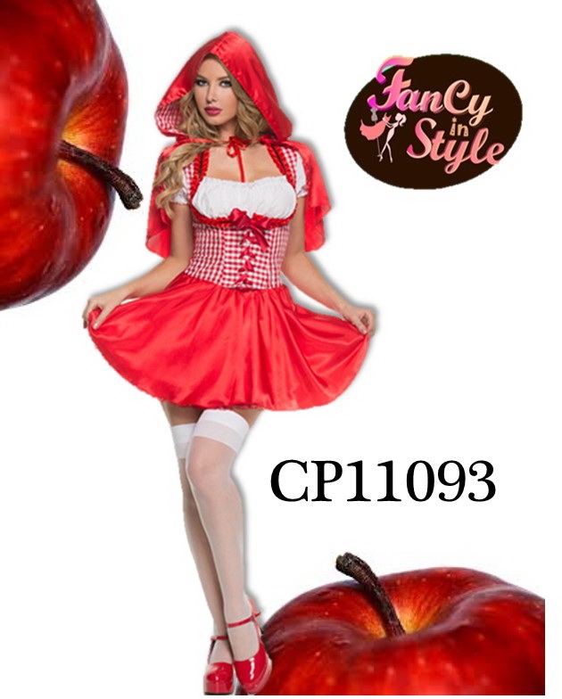 Fairy tale/Disney /Cartoon/Game costume/Red Riding Hood Cosplay/ชุดสาวน้อยหมวกแดง