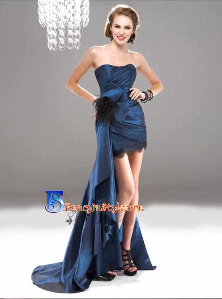 Long Dress ชุดราตรียาวสีน้ำเงิน/ชุดเดรสยาว/ชุดออกงาน/ชุดไปงานแต่ง