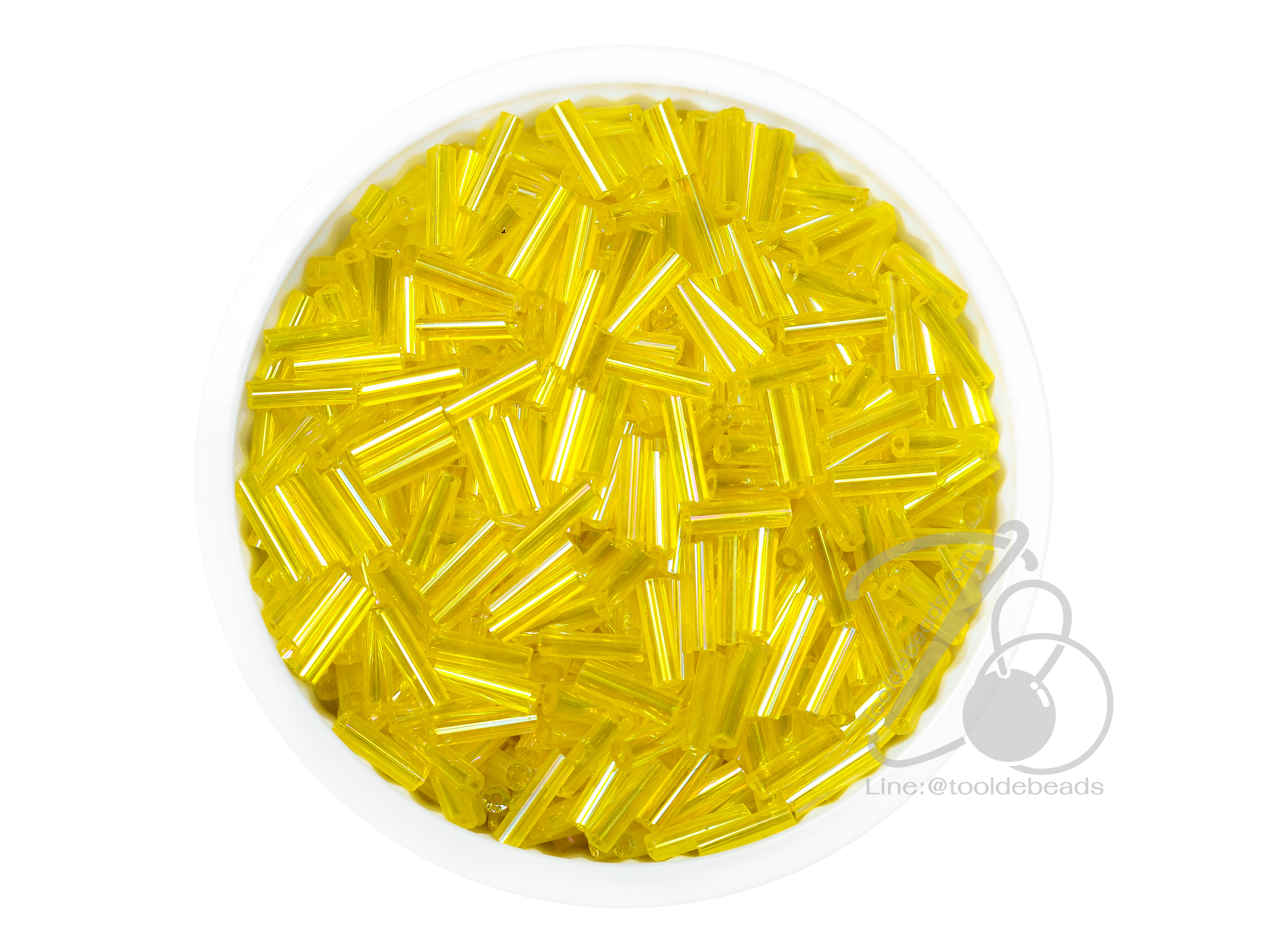 ปล้องยาว โทนรุ้ง สีเหลือง (15 กรัม) SKU-03559