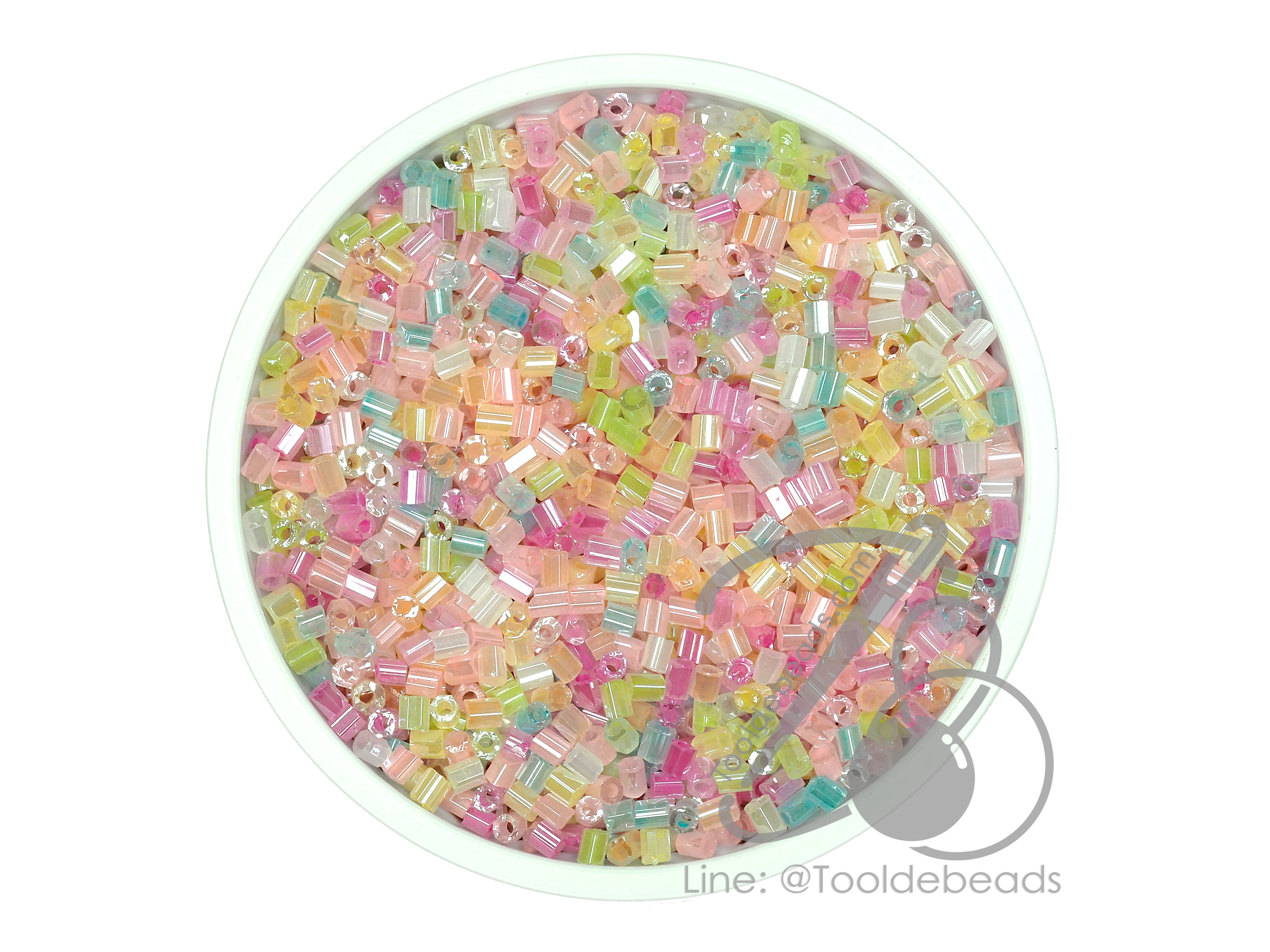 ปล้องสั้น โทนมุก คละสี (15 กรัม) SKU-07030