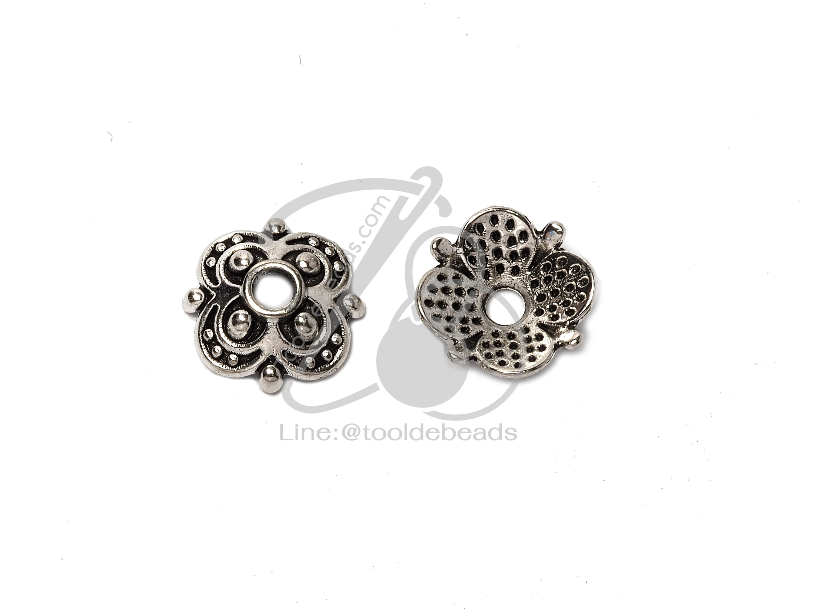 ลูกปัดโรเดียม 103 8มม. ตัวครอบ (20 ชิ้น) SKU-06590