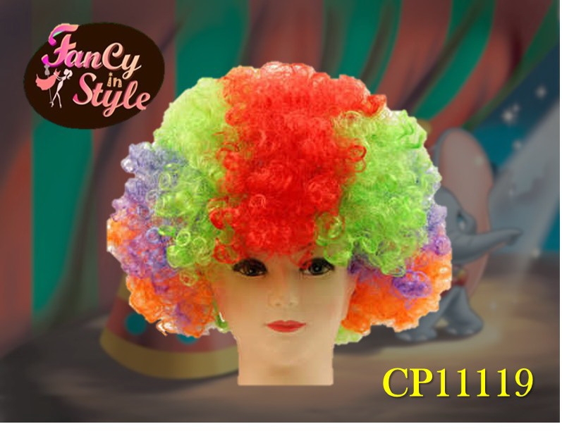 Fairy tale/Disney /Cartoon/Game costume/Clown Wig/วิกผมแฟนซีตัวตลกโบโซ่
