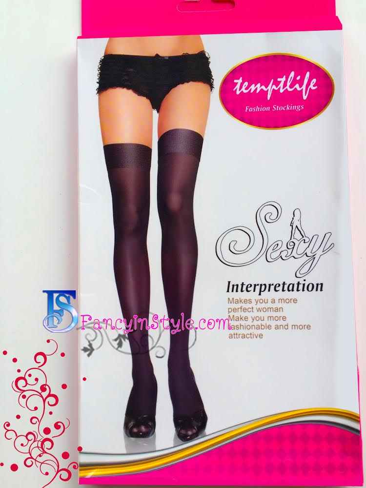 Stockings ถุงน่องเนื้อเนียนสีดำ