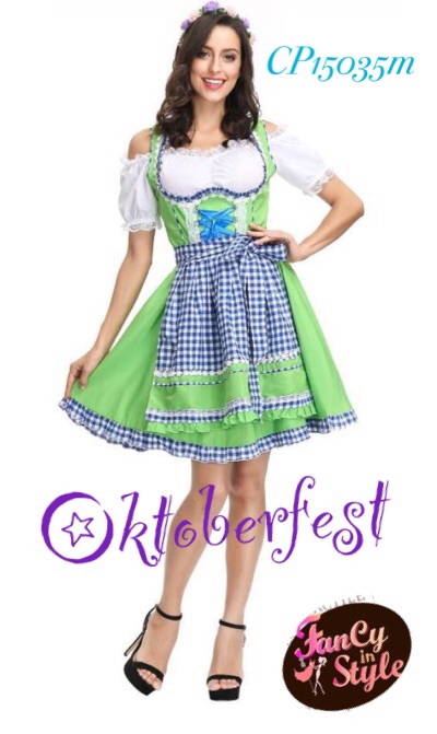 International Costume/Bavarian Style Costume/Maid/Oktoberfest Beer Festival Costume/ชุดชาวบาวาเรียน/ชุดเทศกาลเบียร์/ชุดสาวเสิร์ฟ