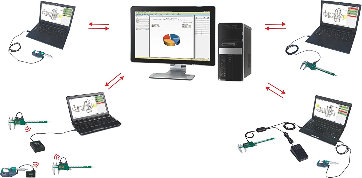 INSIZE 7311-2 Measuring Data Management Software, Inspection Computer