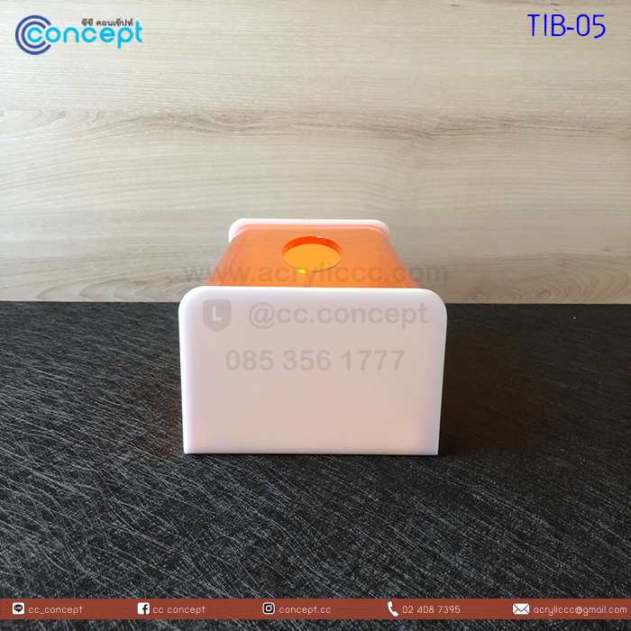 กล่องทิชชู่อะคริลิค (TIB-05)