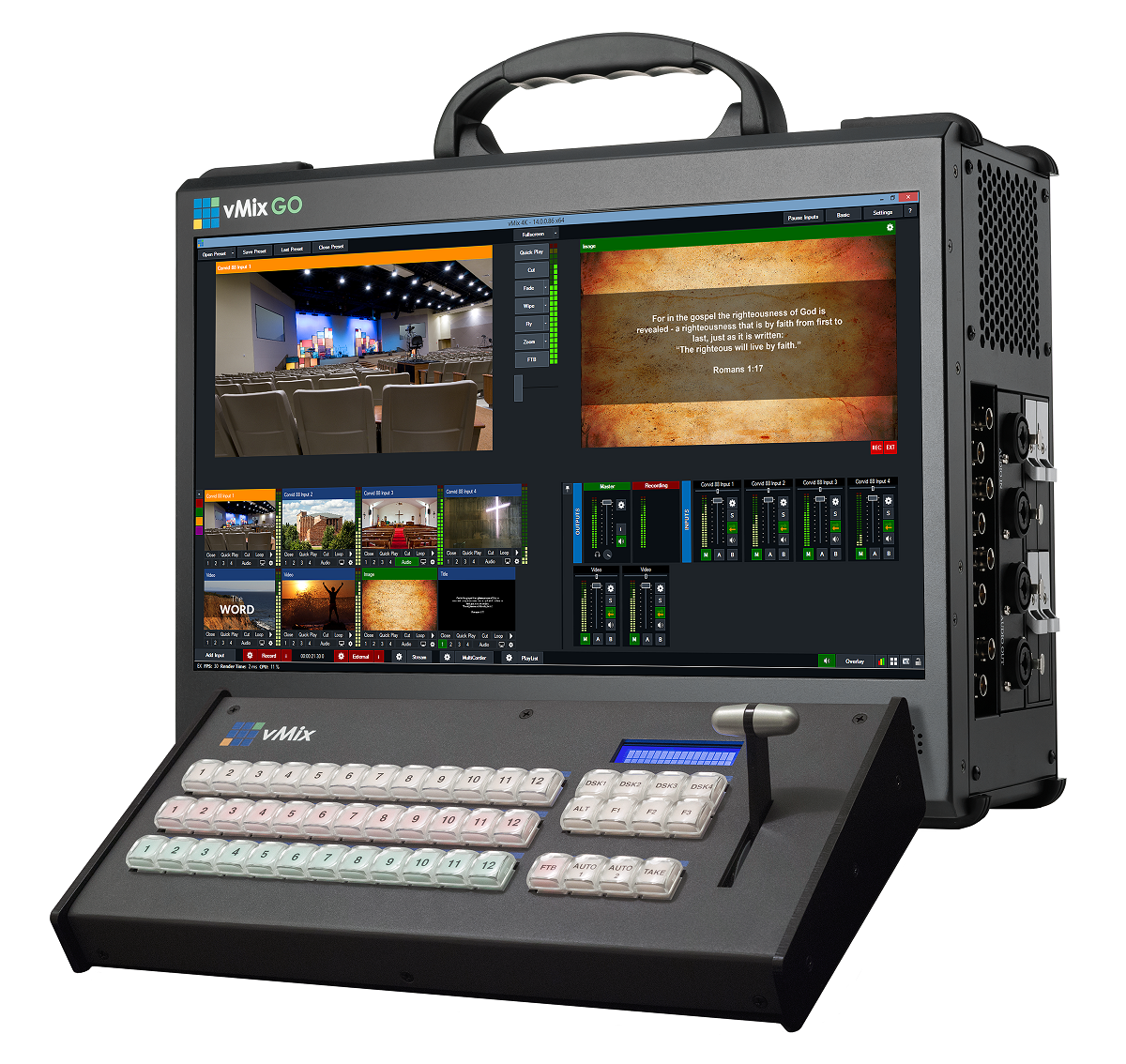 vMix GO Base Portable Live Production Solution