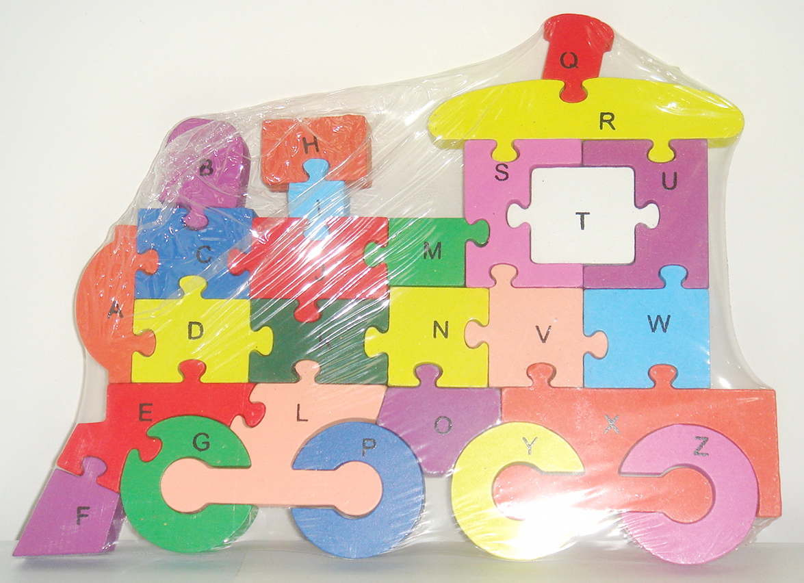 บล็อกไม้จิ๊กซอว์ไม้พร้อมส่ง หลายแบบ ตัวเลข ตัวอักษร หลากหลายสีสัน