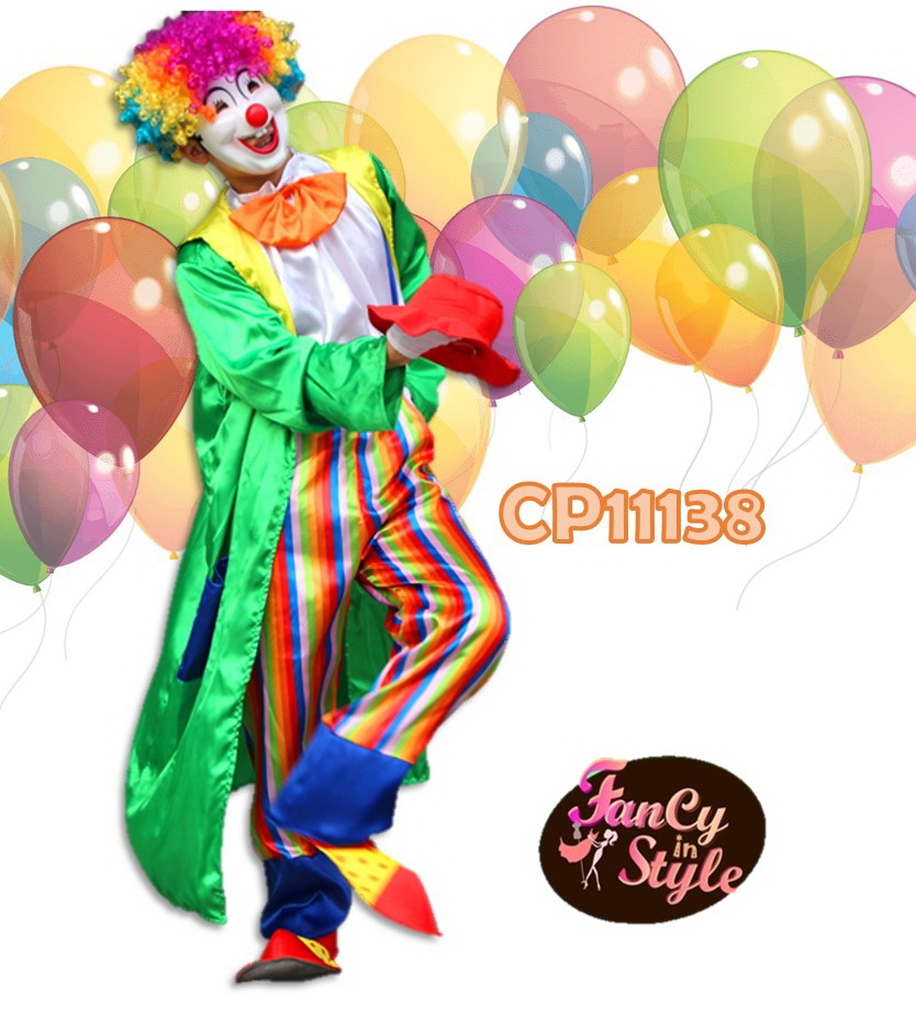 Fairy tale/Disney /Cartoon/Game costume/Clown Costume/ชุดแฟนซีตัวตลกโบโซ่