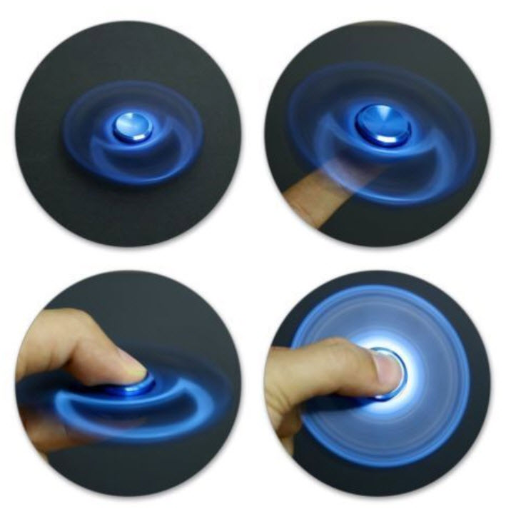 Hand Spinner สีน้ำเงิน (เกรดพรีเมี่ยม)
