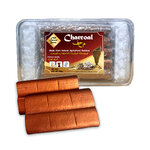 Arab Charcoal Burner ถ่าน ถ่านเผา ถ่านไม้ ถ่านพิเศษ ชาโคล สำหรับจุดไฟเผา ไม้กฤษณา ไม้จันทน์ กำยาน มดยอบ ยางไม้หอมทุกชนิด ทำจากธรรมชาติ 100% ไร้กลิ่น ไร้ควัน ไม่มีประกายไฟ ปลอดภัย ไร้สารเคมี จุดนานถึง 4-5 ชมต่อชิ้น - 1 กล่อง
