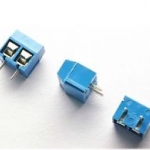 SCREW TERMINAL BLOCK 2 PINS Pitch 5.0mm 300V/10A BLUE COLOR