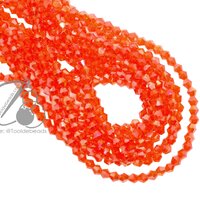 คริสตัลโมดาห์ 5มม. ทรงคริสตัล สีส้ม (73 เม็ด)