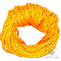 เชือกถัก 4มม. สีเหลืองทอง (10 หลา)