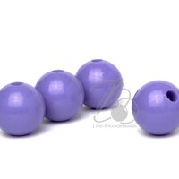 ลูกปัดลูกชิ้น 18มม. สีสด สีม่วง (500 กรัม)