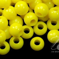 14มม. รูกว้าง สีเหลืองดอกคูณ (100 กรัม)