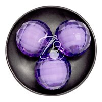 ลูกปัดสาคู 25มม. สีม่วง (20 กรัม)