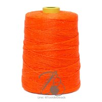 เชือกเทียน เบอร์2 สีส้มสะท้อน (500 หลา)
