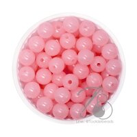 ลูกปัดกิโล ตราจระเข้ 8มม. สีหวานใหม่ สีส้ม (1 กิโลกรัม)