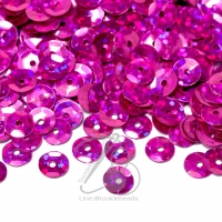 เลื่อมจานดิสโก้ 6มม. สีบานเย็น (500 กรัม)
