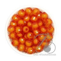ลูกปัดสาคู 8มม. สีส้ม (500 กรัม)