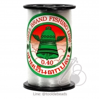 เอ็นตราระฆัง เบอร์0.40 สีใส (500 เมตร)