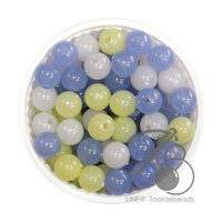 ลูกปัดกิโล ตราจระเข้ 8มม. สีผสม 21 (100 กรัม)