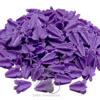 ดอกรัก ไซส์เล็ก ตราเสือ 12*15มม. สีม่วง (100 กรัม)