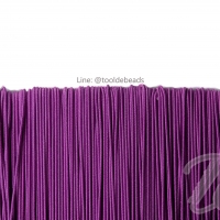 ยางยืด เส้นกลม 1.5มม. สีม่วงชมพู (144 หลา)