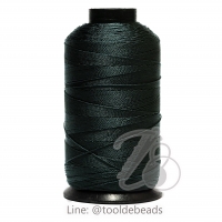 ด้ายไนลอน เบอร์ 210/6 No.24 สีเขียวทึบ (1 ม้วน)
