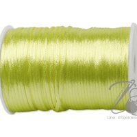 เชือกหางหนู 2มม. สีเหลืองอ่อน (100 หลา)