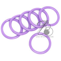 ห่วงพลาสติกโบ๋ 48มม. สีม่วง (450 กรัม)