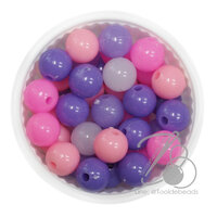 ลูกปัดกิโล ตราเสือ 10มม. สีผสม 30 (100 กรัม)