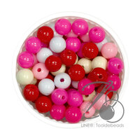 ลูกปัดกิโล ตราจระเข้ 8มม. สีผสม 08 (100 กรัม)