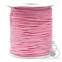 เชือกคอตตอน 1.5มม. เนื้อเงา สีชมพู (200 หลา)