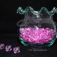 คริสตัลพลาสติก 8มม. สีม่วงหวาน (100 กรัม)