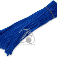 ลวดกำมะหยี่ 30ซม. สีน้ำเงิน (20 เส้น)