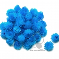 ดอกบานไม่รู้โรย พลาสติก 13*15มม. สีฟ้า (10 กรัม)