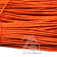 เชือกคอตตอน 1มม. สีส้ม (60 หลา)
