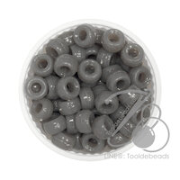 ลูกปัดกิโล ตราจระเข้ กระดูกงู 8มม. สีหวาน สีชมพู (1 กิโลกรัม)